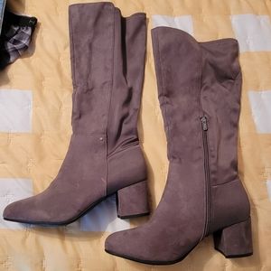 Suede Boots Womens 13 wide